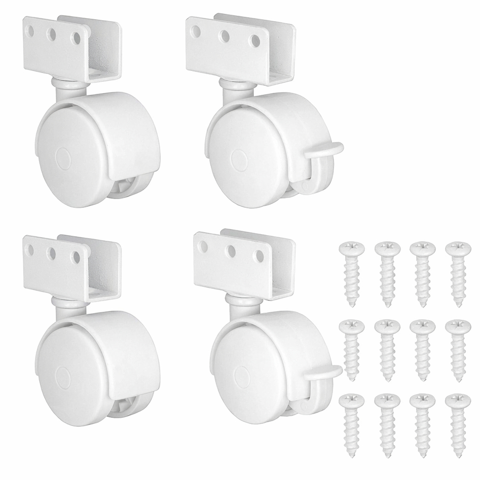 Rodízio Rodinha Para Berço Para Móveis Chapa U 12mm em Oferta na Shopee