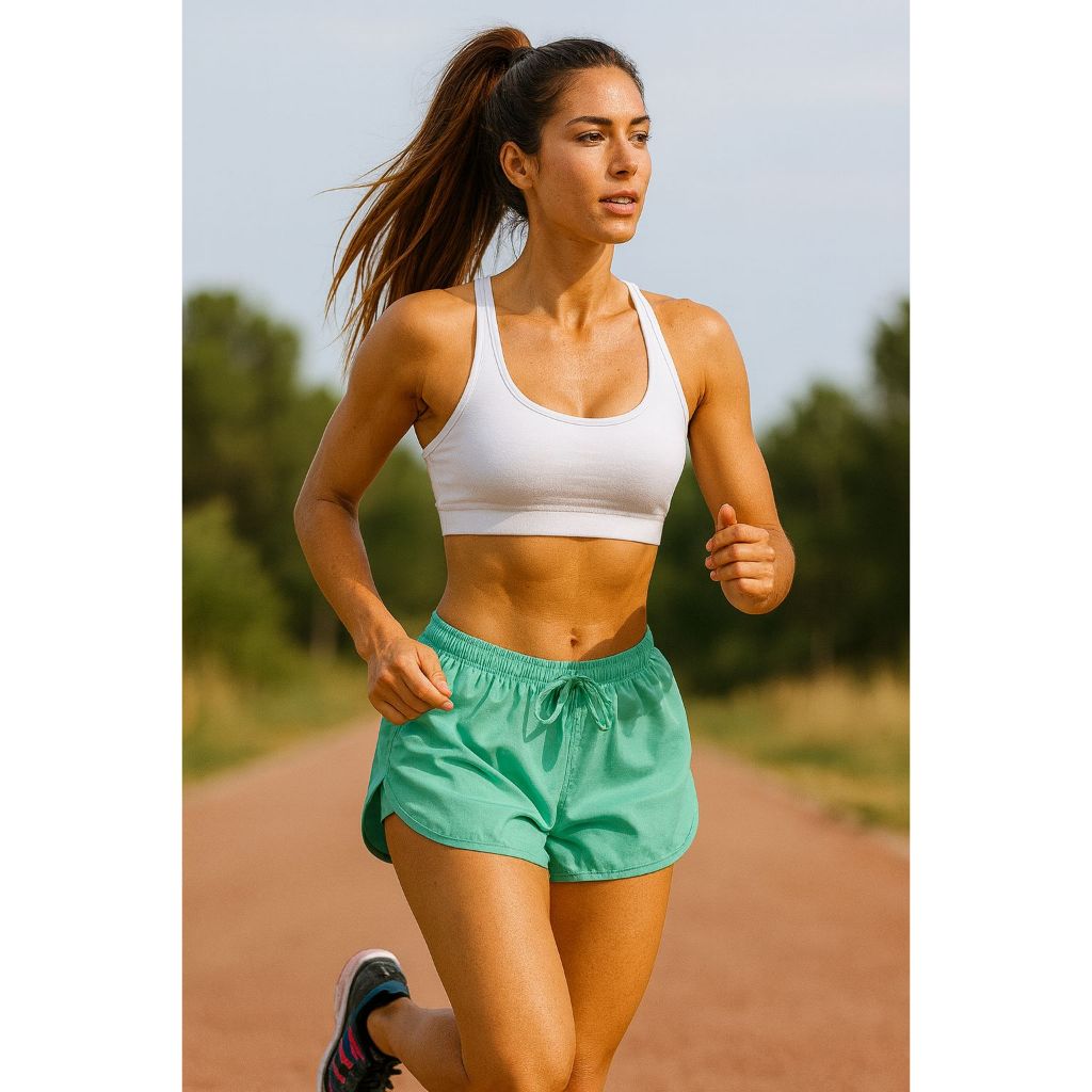 Shorts feminino tactel academia caminhada esporte saida de praia premium beach tênis lazer fitness