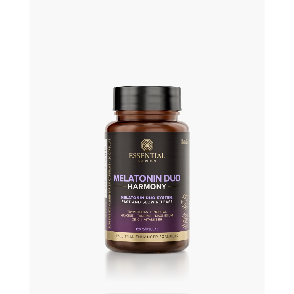 Melatonin Duo Harmony 120 cápsulas Essential Nutrition