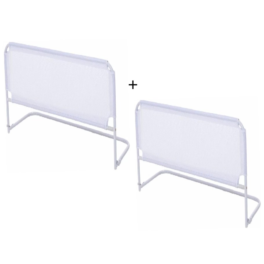 KIT 2 GRADES De Cama Com Tela de Proteção Segurança Para Crianças e Idosos Cama Normal Ou Box (P)