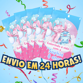 Lembrancinha Livrinho para Colorir Personalizado QUALQUER Tema - Envio no mesmo dia - Para festa em Oferta na Shopee