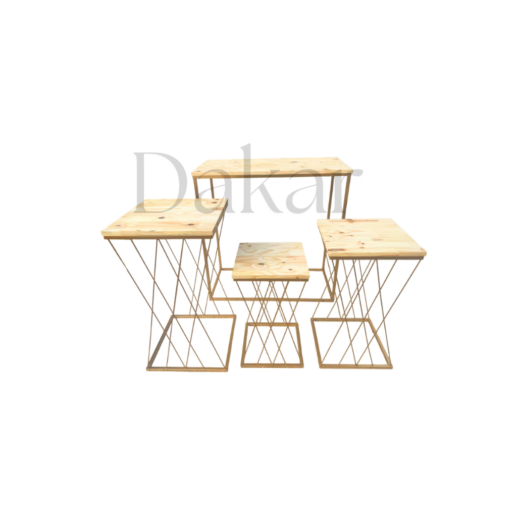 Kit 4 Mesas Teia e Cubo para Decoração Festa Aniversario Chá Revelação em Oferta na Shopee