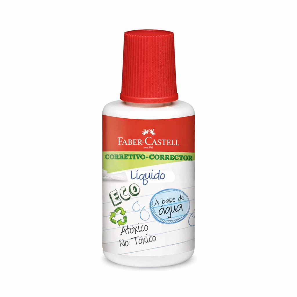 Corretivo Liquido branquinho eco Faber Castell 18ML em Oferta na Shopee