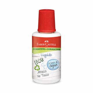 Corretivo Liquido branquinho eco Faber Castell 18ML em Oferta na Shopee