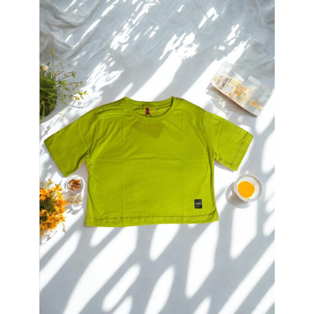 Cropped Feminino Liso de Algodão Básico Confortável Estiloso Várias Cores Tamanho M Casual