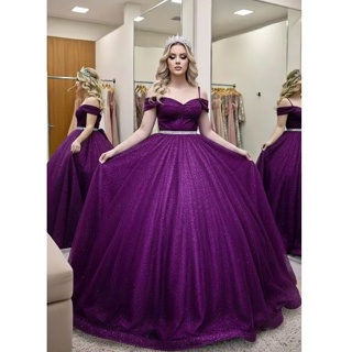 Vestido de 15 Anos Debutante 2 em 1 Lilas Rose Serenity Roxo em Oferta na Shopee
