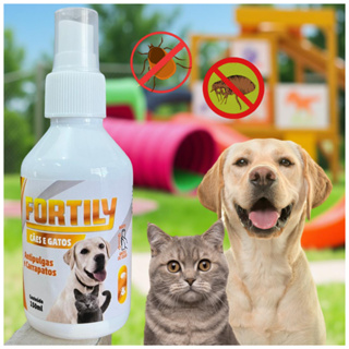 Spray Anti-pulgas e Carrapatos Fortily 150ml em Oferta na Shopee