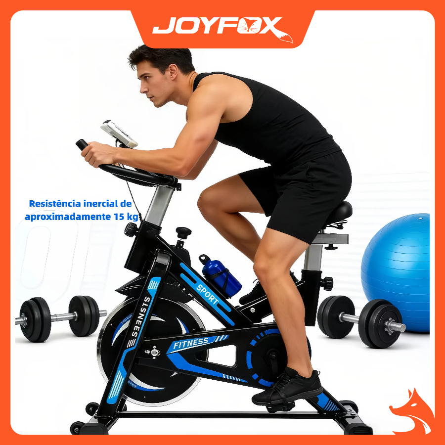 bicicleta ergométrica spinning Mecanica Resistência inercial de aproximadamente 15 kg aparelhos de academia em casa em Oferta na Shopee