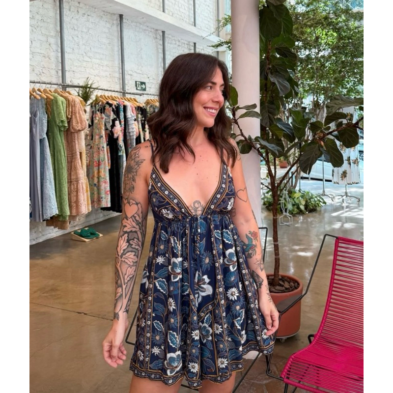 Macaquinho alça Marcelle Farm M