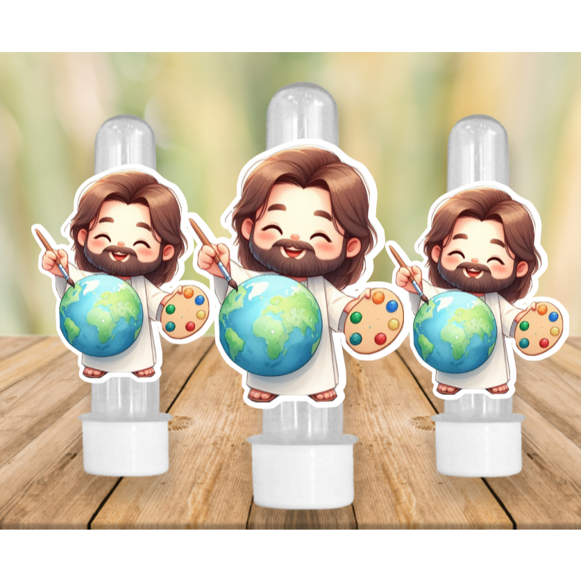 50 Apliques para Tubete Doces Bolo - O MAIOR PINTOR DO MUNDO -  Lembrancinhas Divertidas para Sua Festas