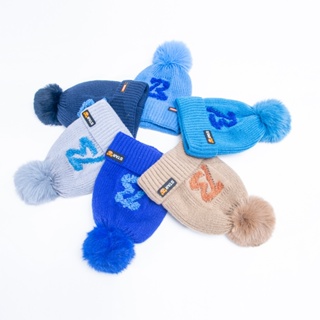 Gorro Touca Infantil Moda Criança Menino Menina Tricotado Quente Fashion MZ0127-B em Oferta na Shopee