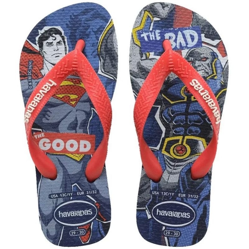 Chinelo Havaianas Kids Heróis DC Super Homem em Oferta na Shopee