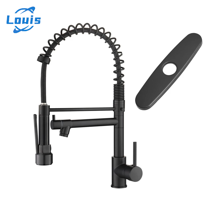 Louis Torneira Cozinha Gourmet Monocomando Com Spray Extensor-preto em Oferta na Shopee