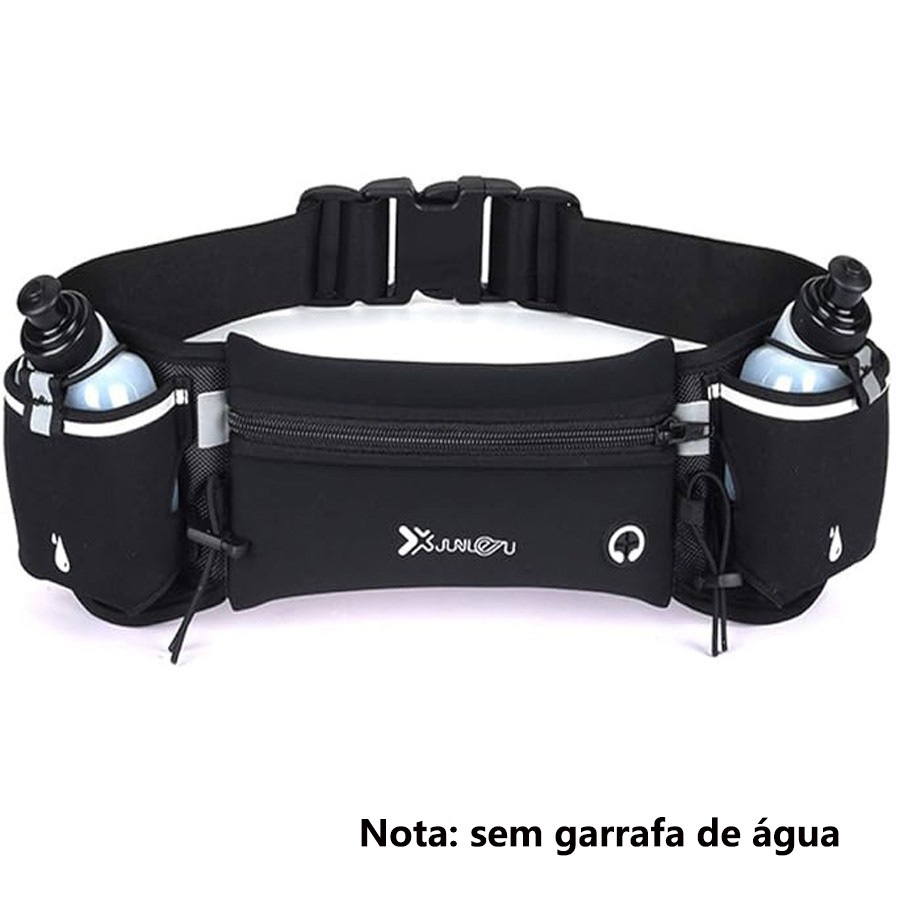 bolsa De Cintura Para Esportes Ao Ar Livre 2 Garrafas bolsas De Água Pochete Cinto em Oferta na Shopee