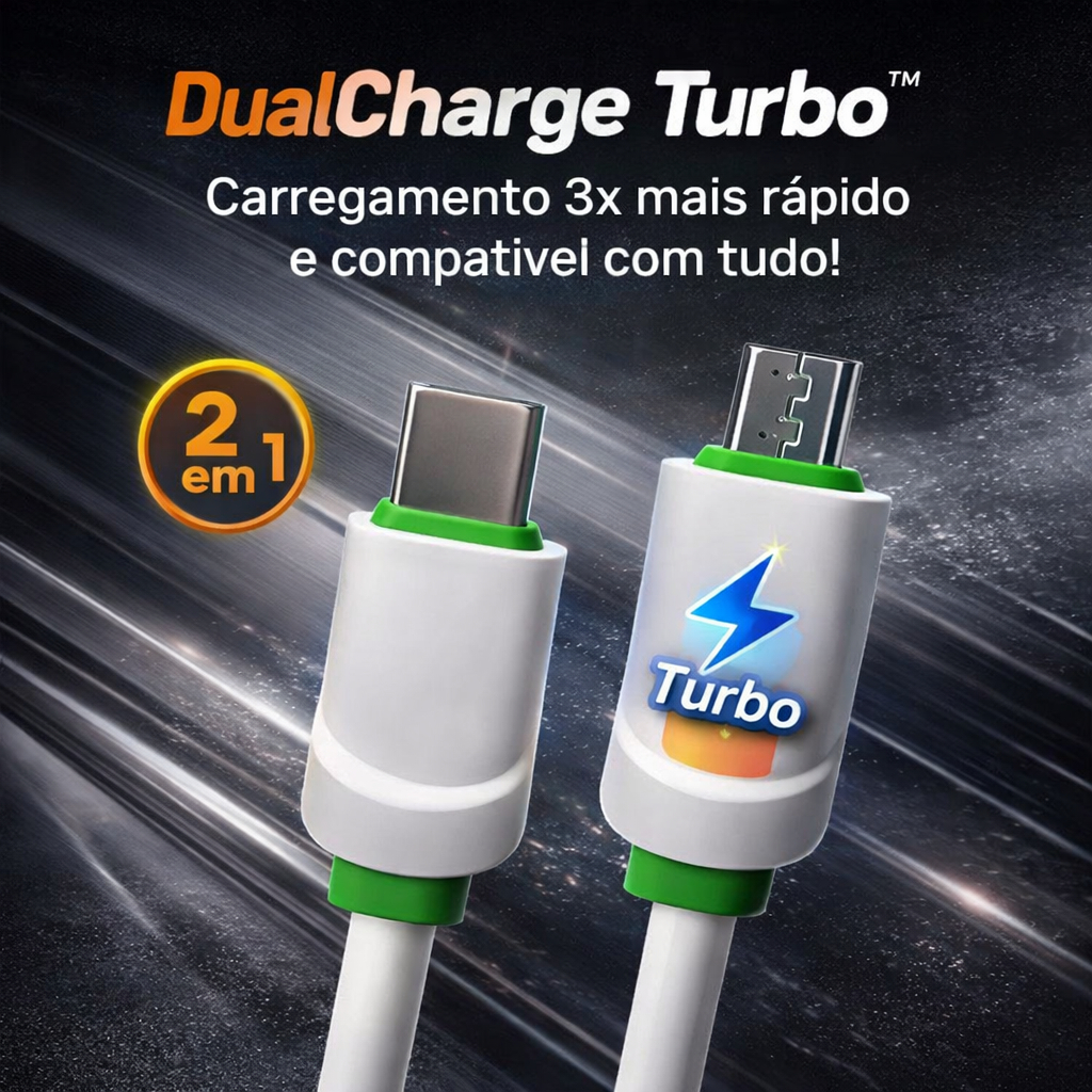 Adaptador  Micro Usb V8 Para Tipo C Turbo Cabo Celular Smartphone 2 Metros em Oferta na Shopee