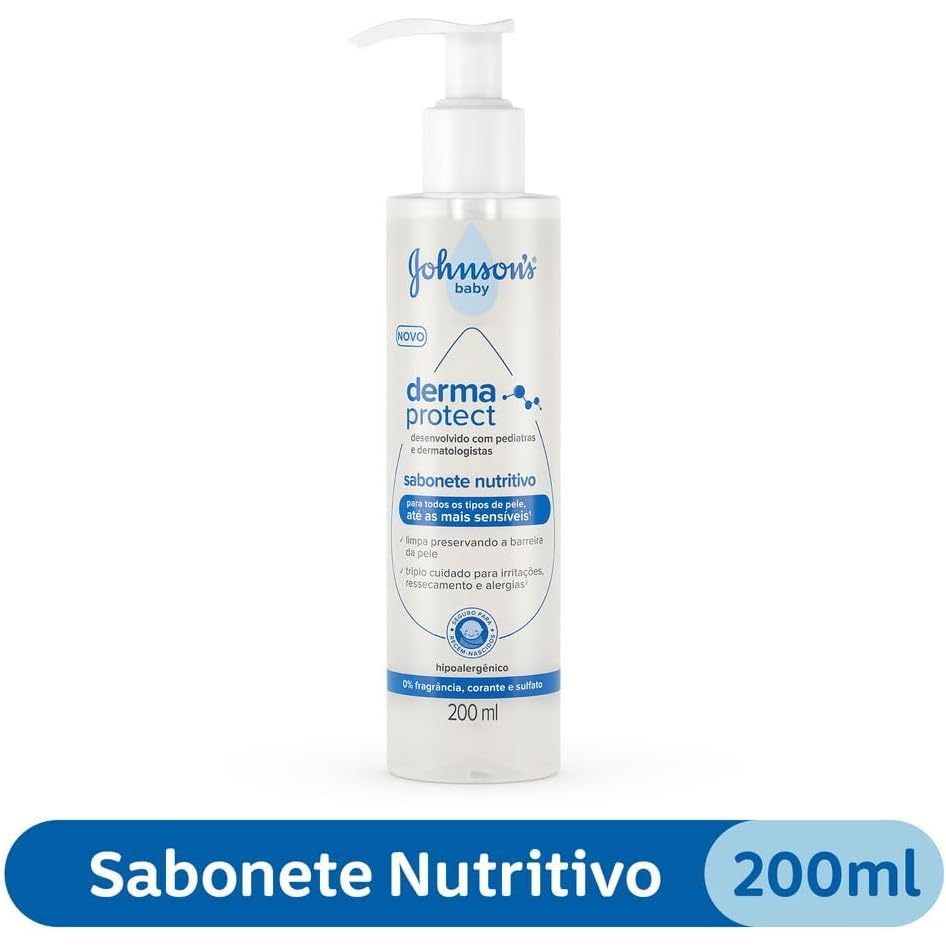 Sabonete Nutritivo Derma Protect JOHNSON'S® Baby 200ml