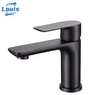Louis Torneira banheiro lavabo luxo inox cinza escovado em Oferta na Shopee