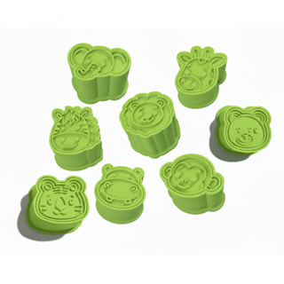 Ejetor Safari Para Modelar Massas, Doces e Brigadeiros - Animais - Safari - 6pçs ou 8pçs em Oferta na Shopee