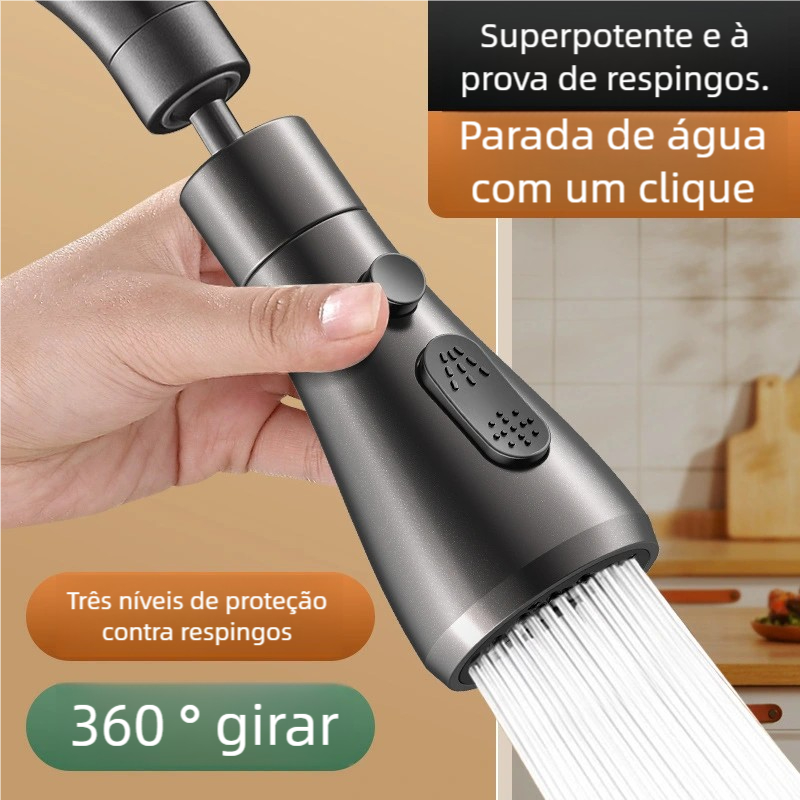 Borbulhador Rotativo para Torneira - Dispositivo Multiuso À Prova de Respingos em Oferta na Shopee