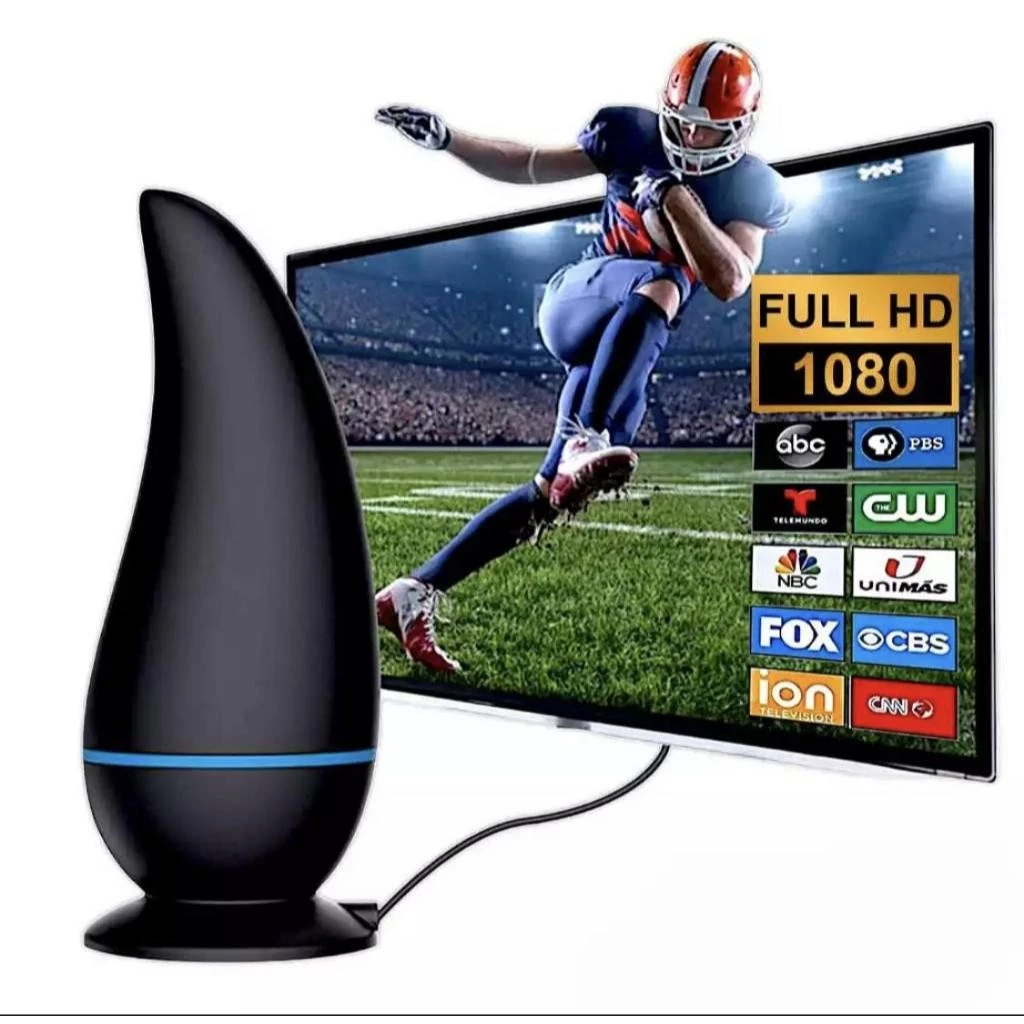 Antena Interna Para Tv Digital Amplificada 1080 Hdtv Interna Amplificada Magnética via USB em Oferta na Shopee