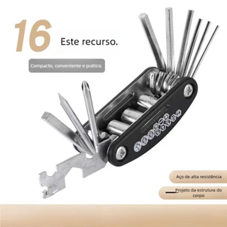Chave e Soquete 16 em 1 | Ferramenta de Reparo para Bike de Montanha em Oferta na Shopee