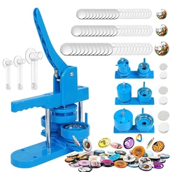 Kit para Fazer Botões e Pins Completo com 3 Moldes 25mm 32mm 58mm e 300 Peças Personalizados