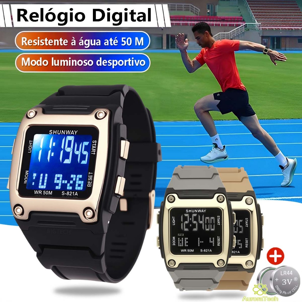 Relógio Digital Preto Smartwatch - Comprar com Melhor Preço em Aparelhos Vestíveis