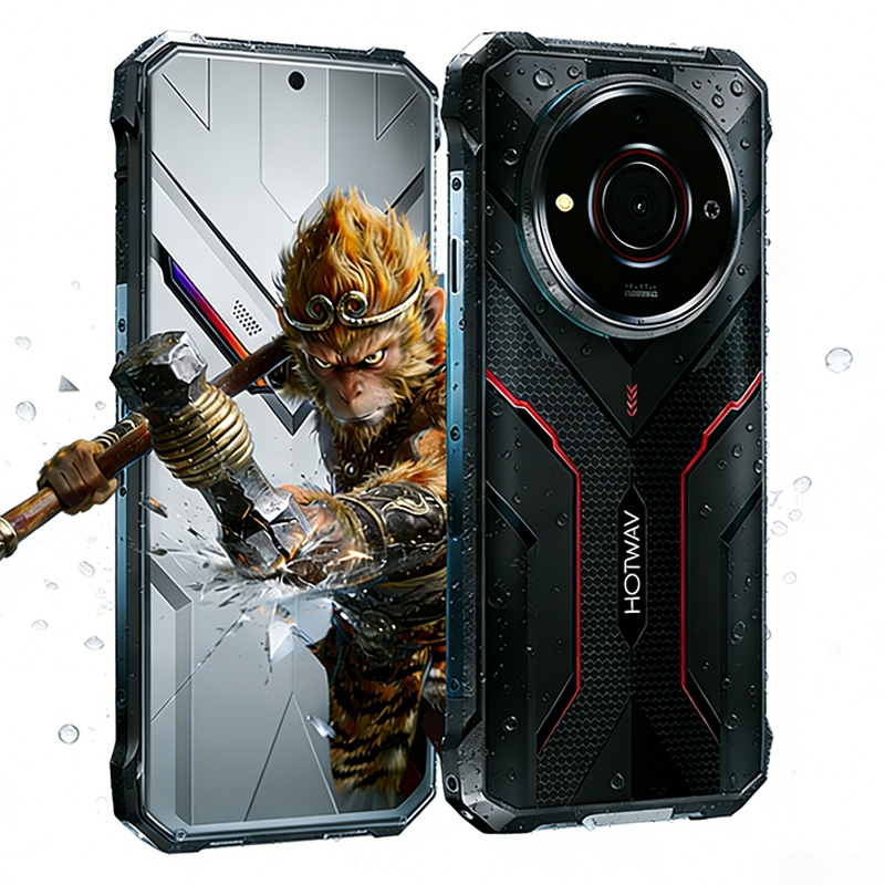 HOTWAV Celular Kingkong 128gb/8gb iP68 à prova d'água+Anti-queda Dual SIM