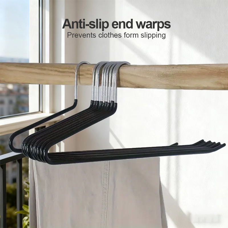 10/20/30/50 Pacotes De Cabides Revestidos De PVC De Metal Colorido Antiderrapante Que Economizam Espaço Toalheiro