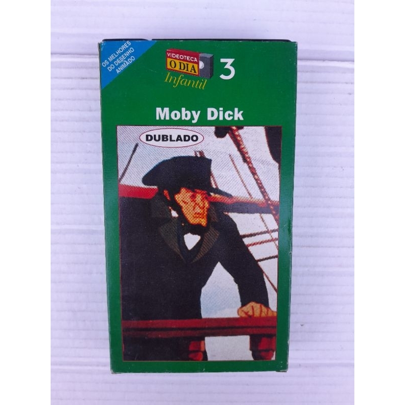 Fita Vhs Moby Dick original Videoteca O DIA infantil desenho