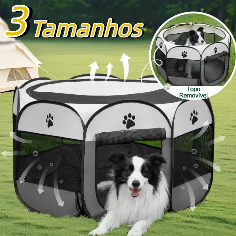 Casinha Para Pets Gatos Grande Dobrável Portátil 3 Cores externa fácil operaç...