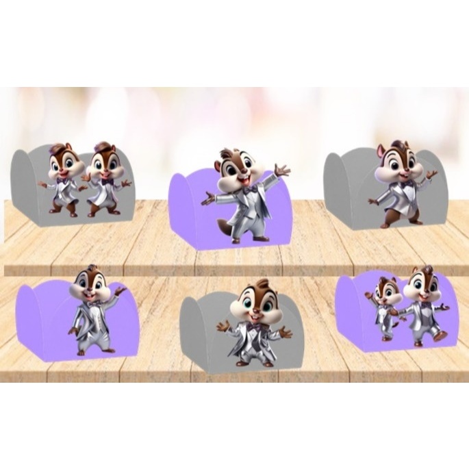 100 Forminha de Doce Alvin e os Esquilos (Apliques Colados)