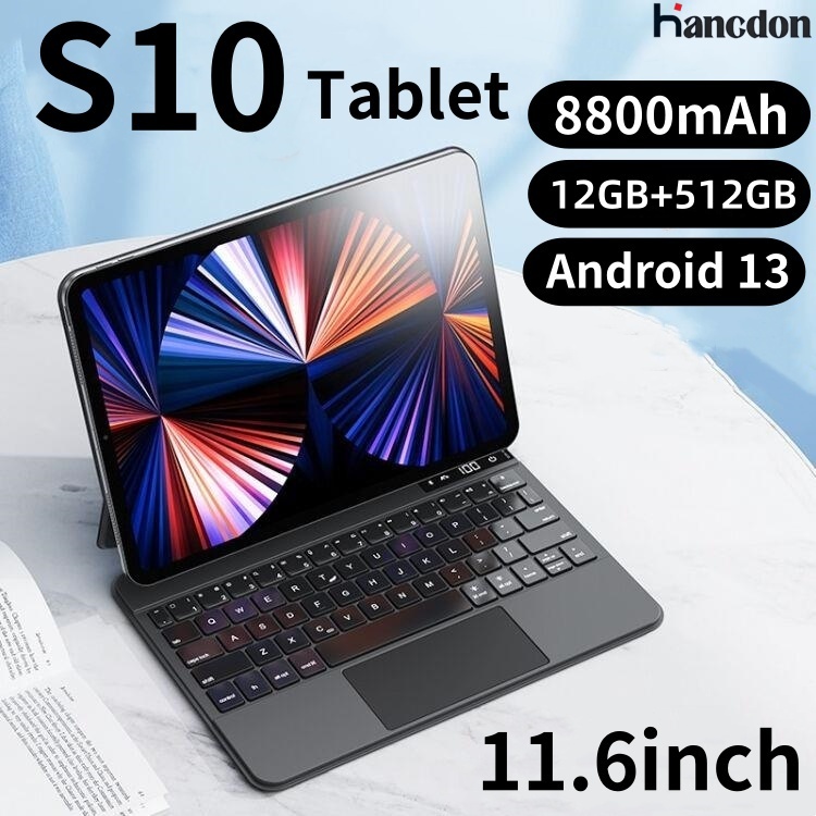 【Teclado e Mouse gratuitos】Tablet Galaxy S10 Pro HD de 11,6 Polegadas 5g Tablet 12gb 512gb 8800mAh 5g Wifi - Miniatura 3