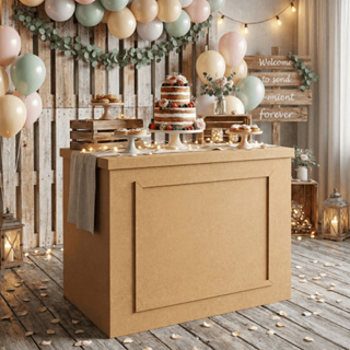 Mesa Fake Boiserie Desmontável 80cm Tipo Cômoda Mesa de Festa Decoração Bolo Cenário em Oferta na Shopee
