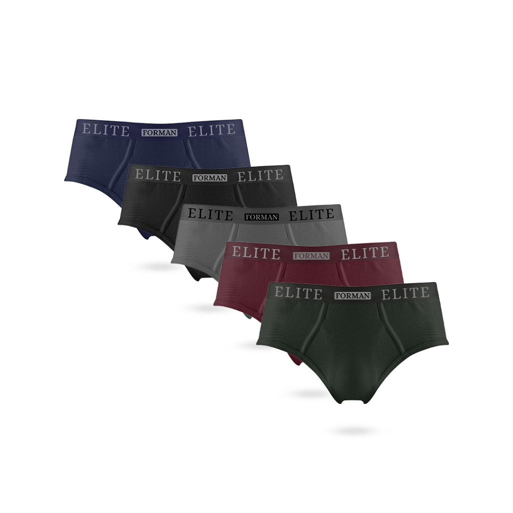 Kit Cuecas de 100% Algodão Adulto Masculino Modelo Tradicional Slip Confortável com Forro 3 6 9 12