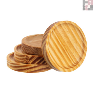 Kit Jogo Pires De Madeira Para Xícara Copo Expresso Café Chá em Oferta na Shopee