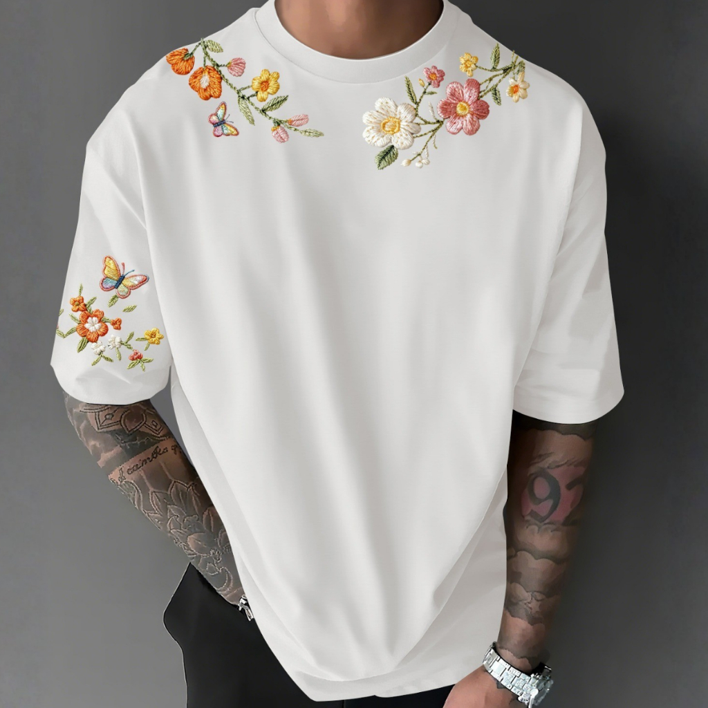 Camiseta Oversized Casual Despojada Moda Gringa Lançamento Streetwear Estilosa