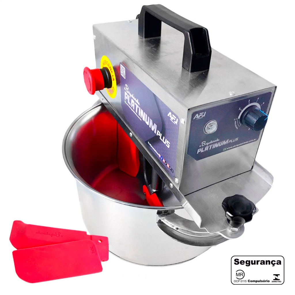 PANELA PARA MEXER DOCES A BRIGADEIRINHA PLATINUM PLUS 24 CM INOX em Oferta na Shopee