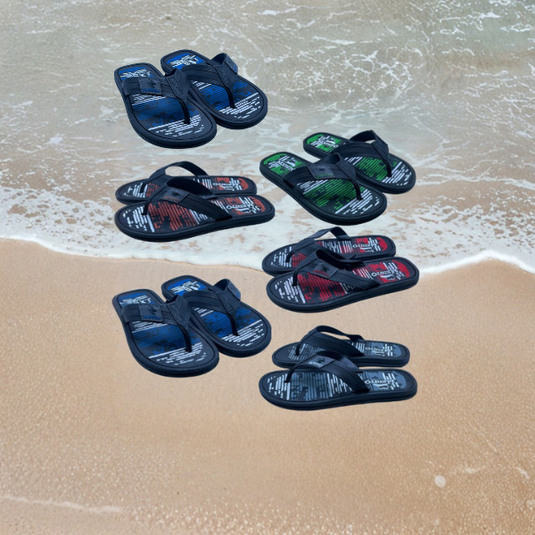 Kit 5 Chinelos Masculinos De Dedo Casual Verão Praia Piscina Leve Confortável Cores Variadas — imagem 2 de 2