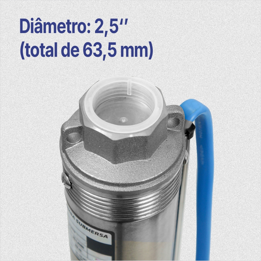 Bomba Submersa Caneta Palito 1/4hp BSCA2 220V Intech Machine — imagem 2 de 2