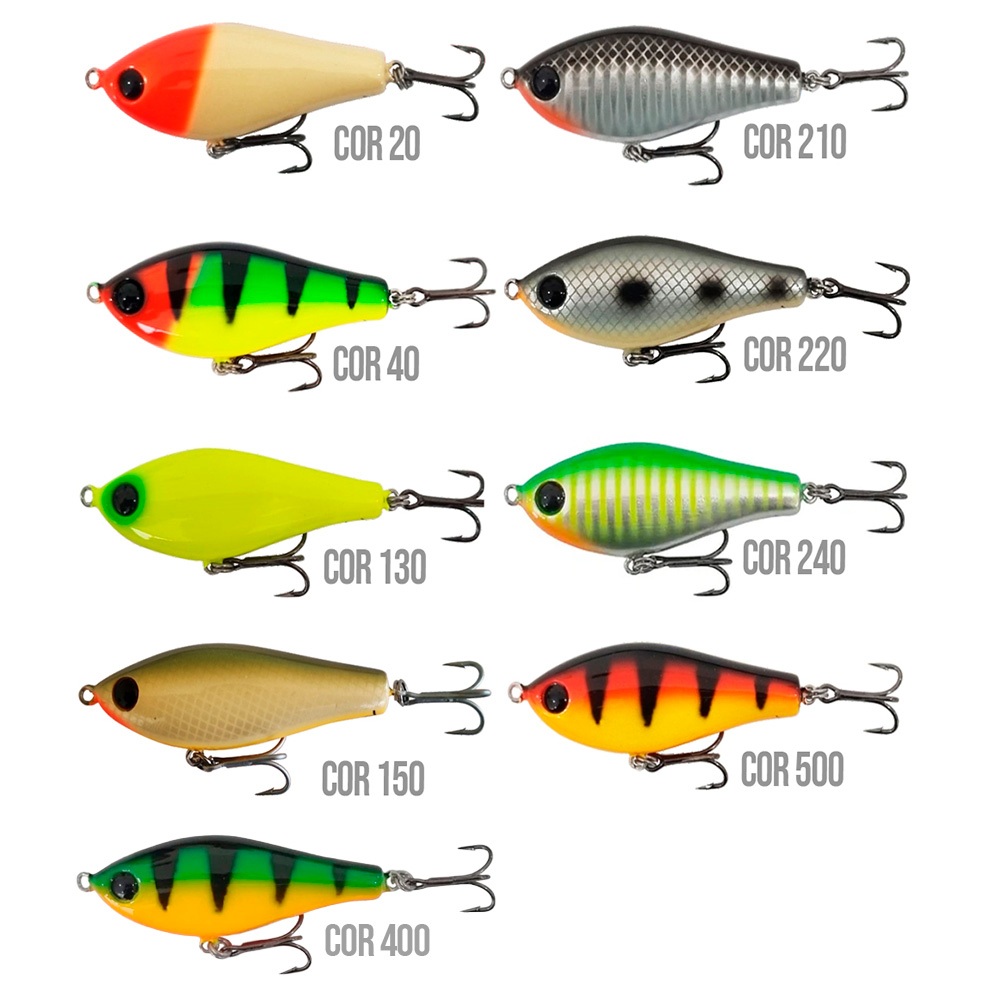 Isca Artificial Artesanal Lunática 70 - Strey em Oferta na Shopee