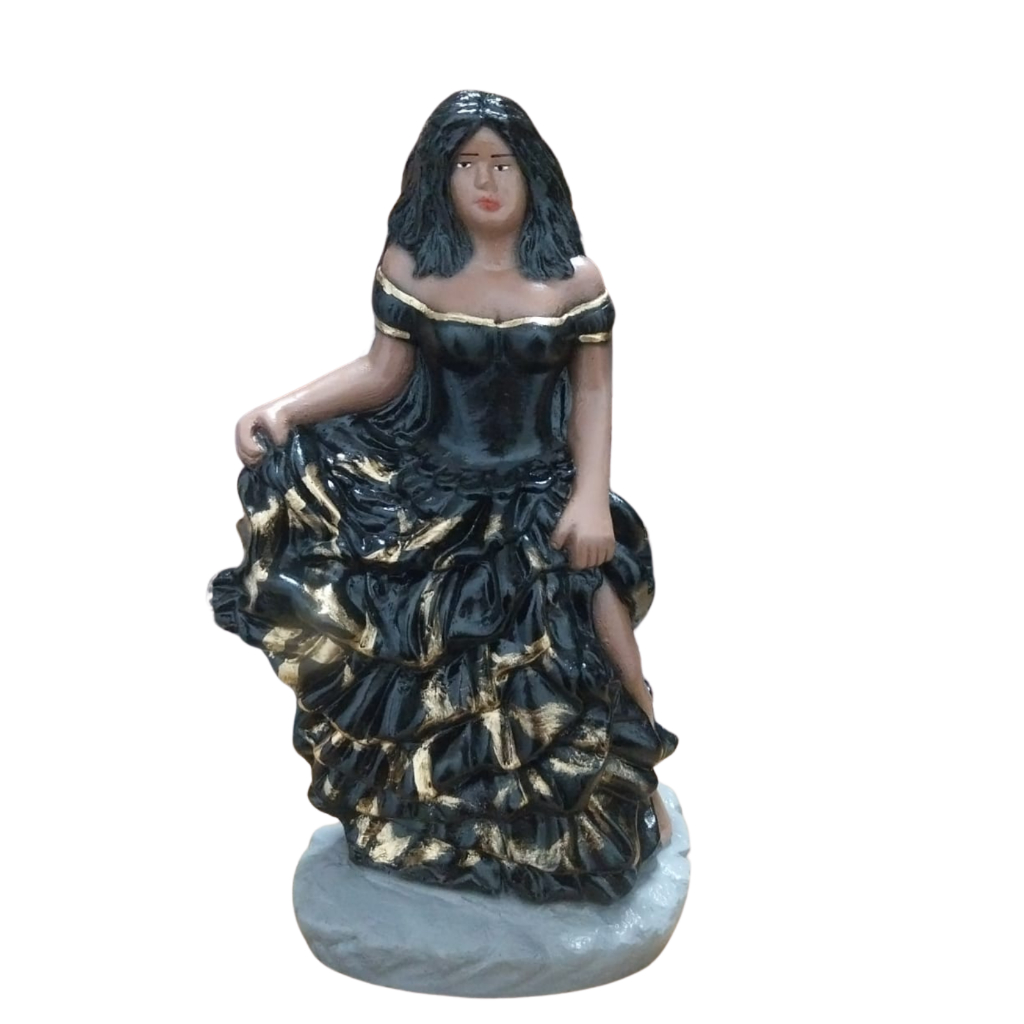 Imagem Maria Padilha das Almas De 23CM- ESCULTURAS DE UMBANDA E CANDOMBLÉ em Oferta na Shopee