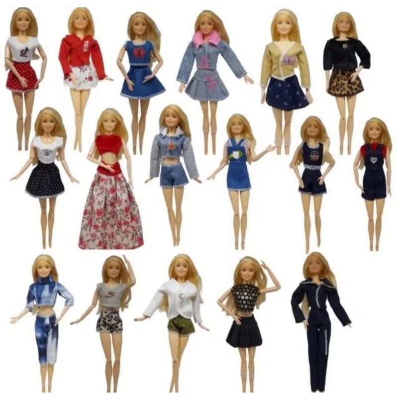 Roupa Boneca - Miniatura Notebook e IPhone e outros Kits