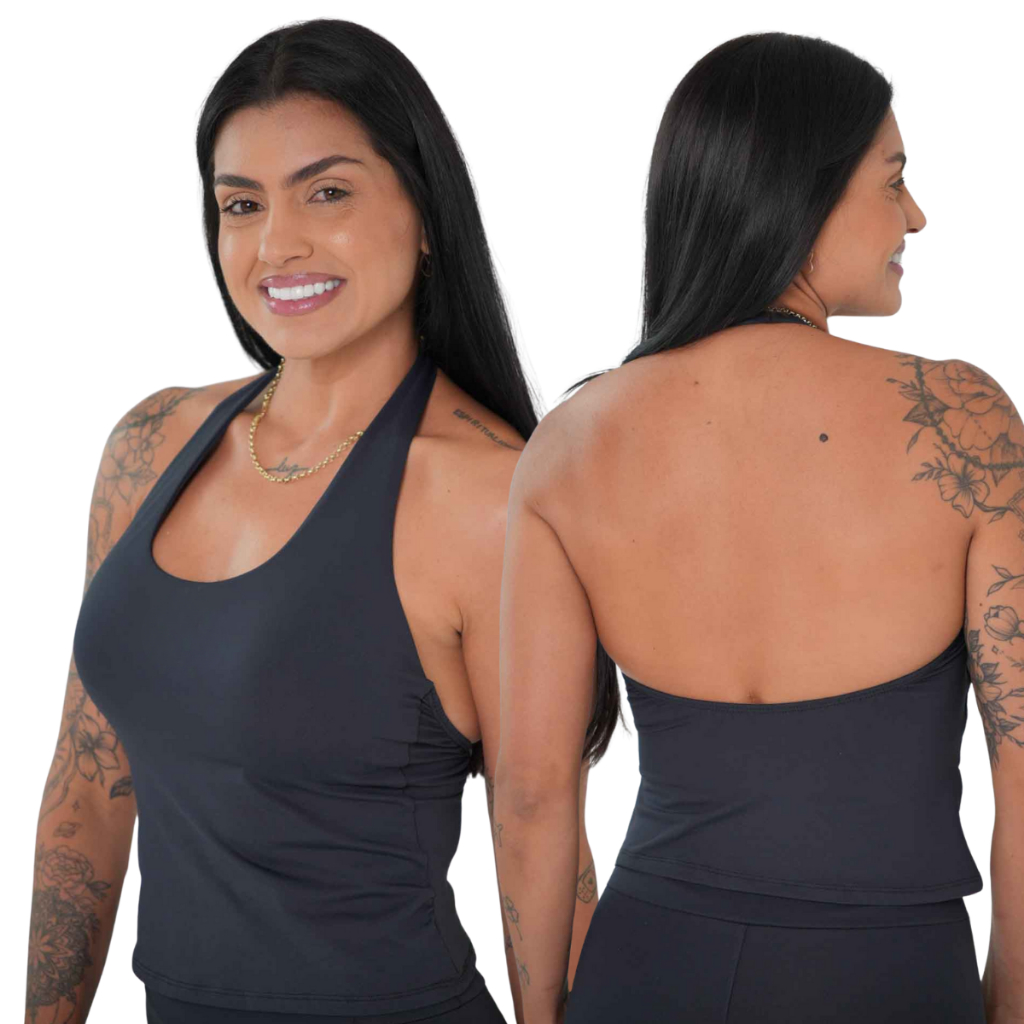 Blusa Frente Ùnica Suplex Poliamida Fitness em Oferta na Shopee
