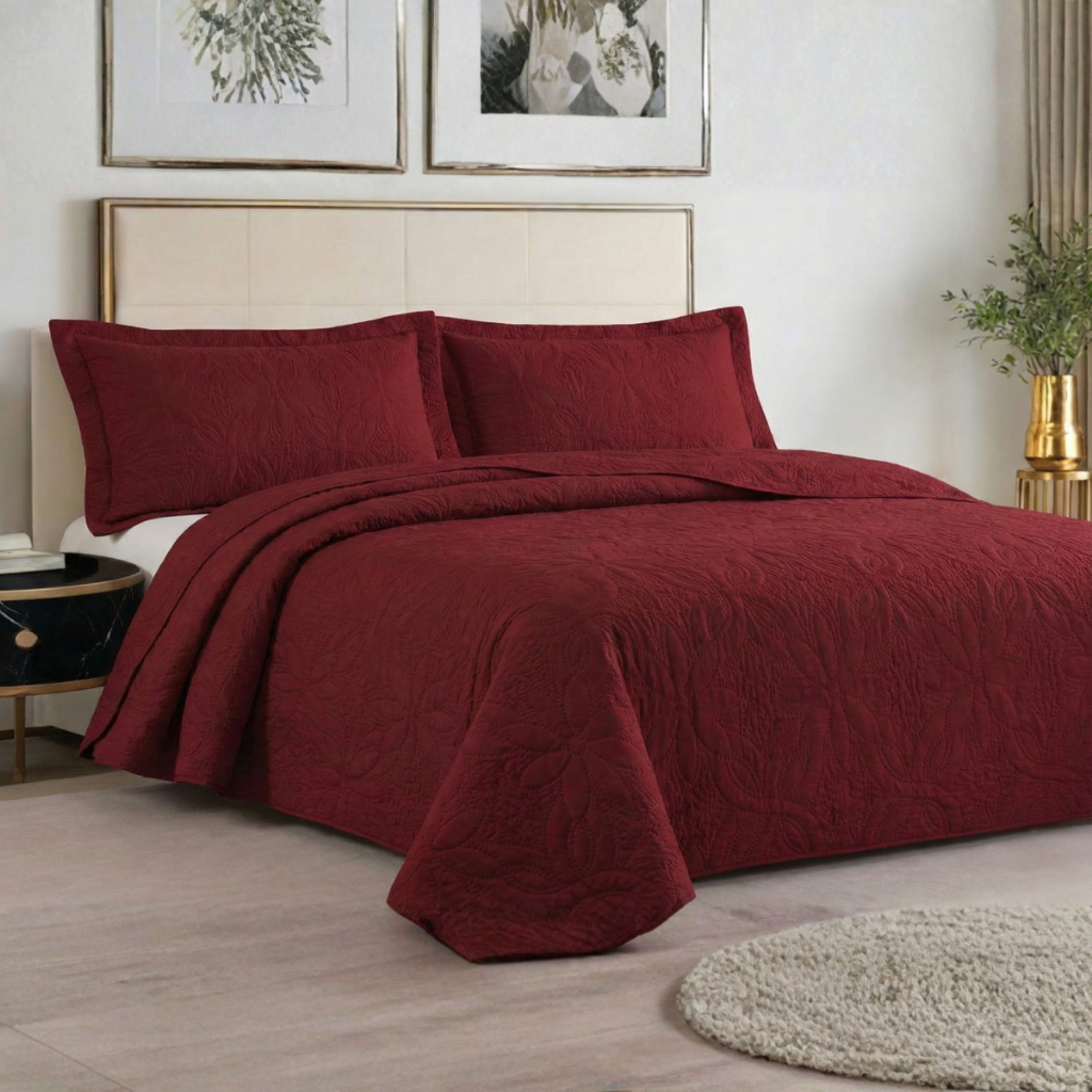 Kit Cobre Leito 02 OU 03 Peças Solteiro, Casal, Queen OU King Premium Realce