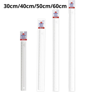 Régua Transparente Super Resistente Acrimet 30 / 40 / 50 / 60 cm – Escolar e Profissional em Oferta na Shopee