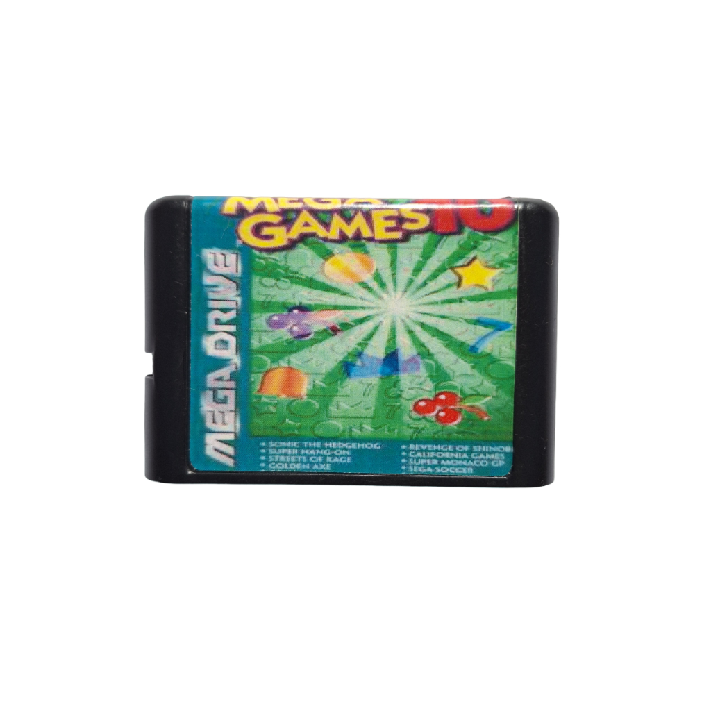 10 Em 1 Sonic Hang On Shinobi Golden Axe Monaco Gp California Games Mega Drive Tectoy