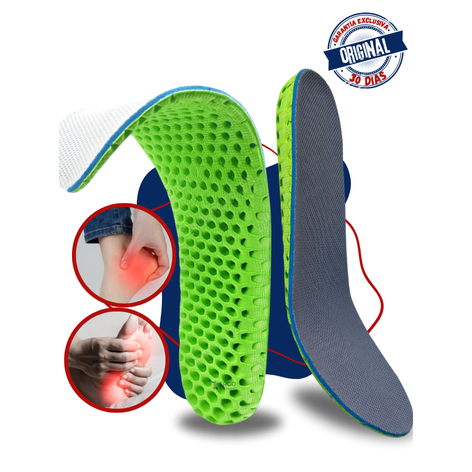 Palmilha Ortopédica Anti Impacto Para Esportes Correr Caminhar Alívio De Dores em Oferta na Shopee