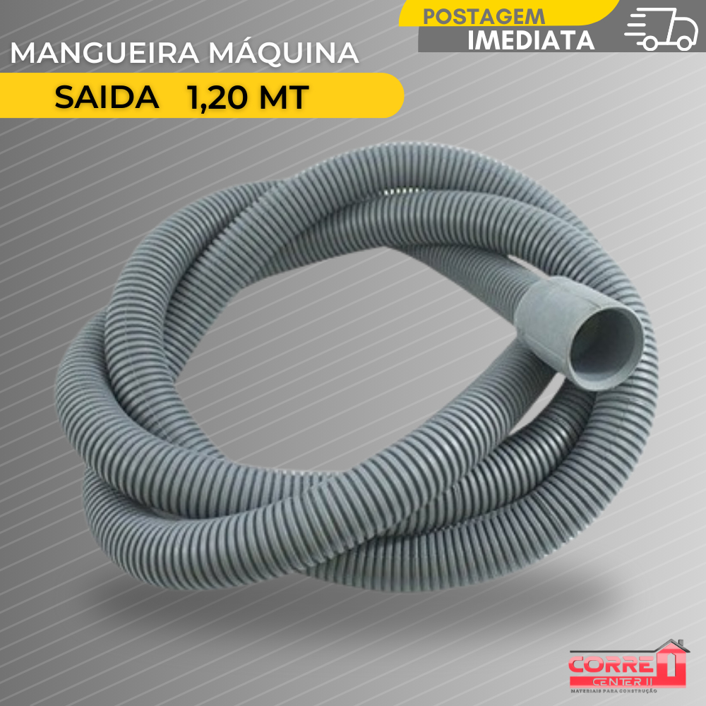 Mangueira de ( MAQUINA SAIDA ) Agua Maquina Lavadora 1,20mts