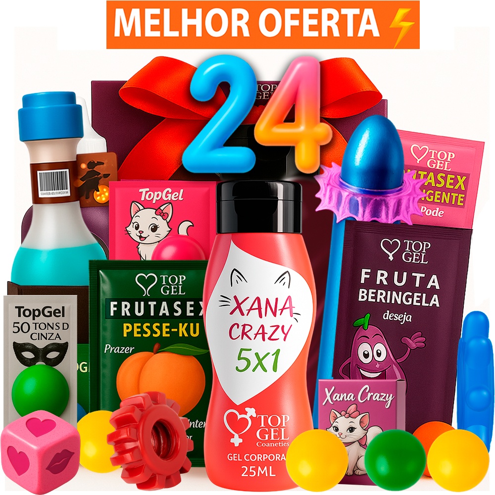 Kit Completo Sex Shop 24 Produtos Eróticos Brinquedo casal e Lubrificante intimo sexual feminino sexy shop ky sexshop lc em Oferta na Shopee